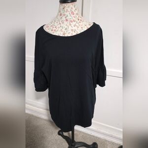 LANE BRAYNT Elegant Black Women's Top